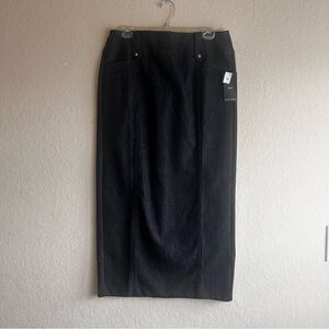 NYCC New York Clothing Co Women’s Size 10 Black Denim Pencil Skirt Stretch